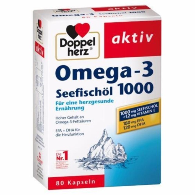 Doppelherz Aktiv Omega 3 1000 Mg 80 Kapsula