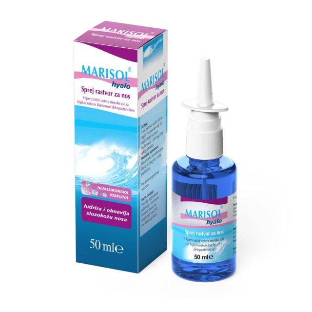 Marisol Hyalo Sprej Rastvor Za Nos 50 Ml Marisol Hyalo Sprej Rastvor Za Nos 50 Ml