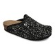 Grubin Tople Klompe Caki 1573690 Crna