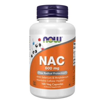 NOW NAC 600 mg 100 kapsula NOW NAC 600 mg 100 kapsula