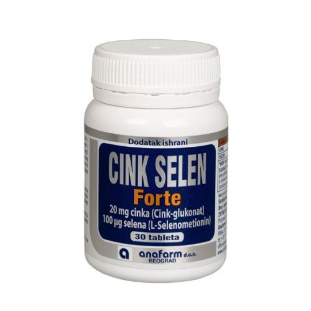 Anafarm Cink Selen Forte 30 Tableta