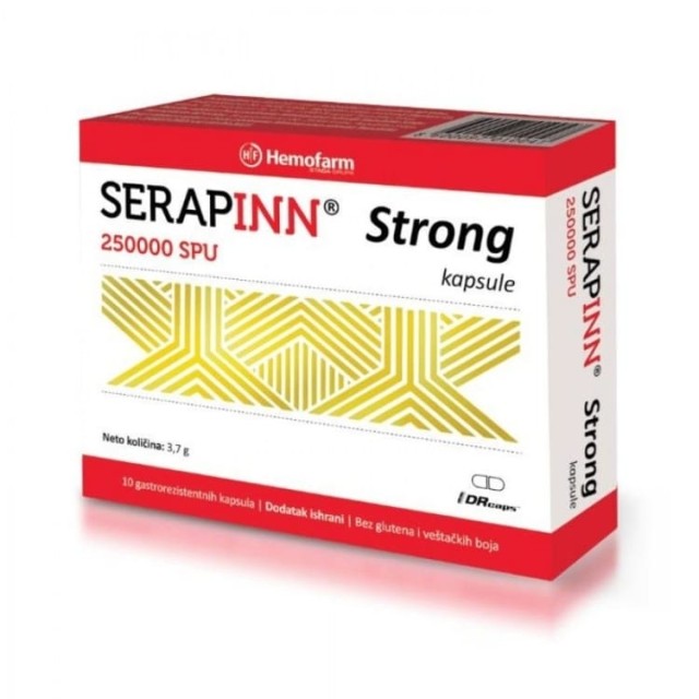 Serapinn Strong 250000 Iu 10 Kapsula