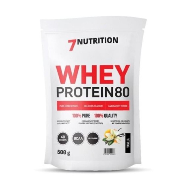 7 Nutrition Whey Protein 80 Vanilla 500G