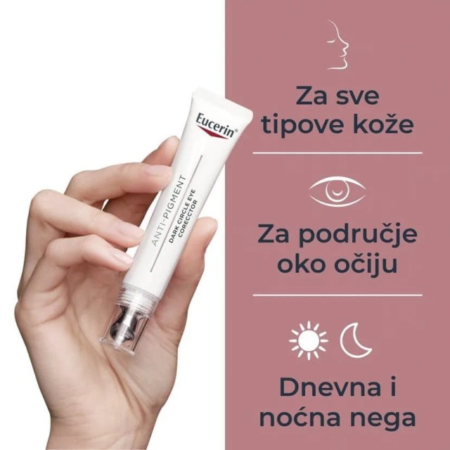 Eucerin Anti-Pigment Krema Za Tamne Kolutove Oko Očiju 15 Ml