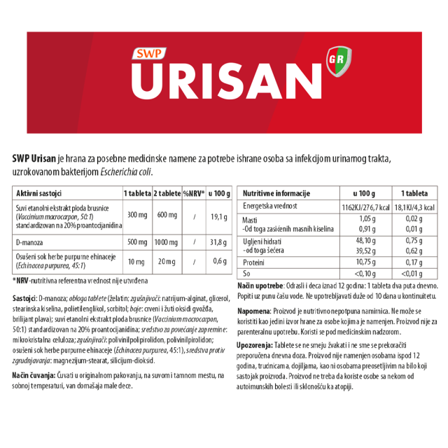 Urisan 30 Tableta