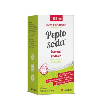 PEPTO SODA ŠUMEĆI PRAŠAK 20 KESICA