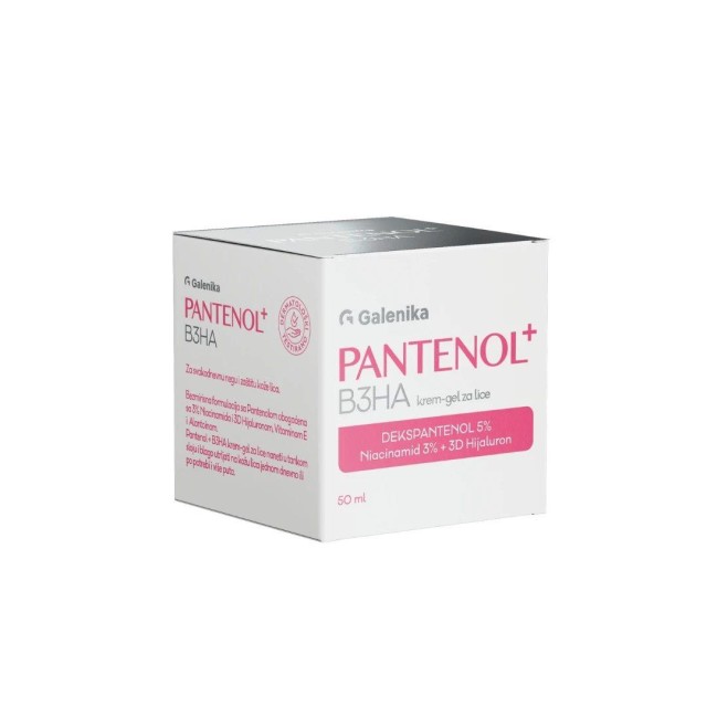 Pantenol + B3Ha Krem Gel Za Lice 50 Ml
