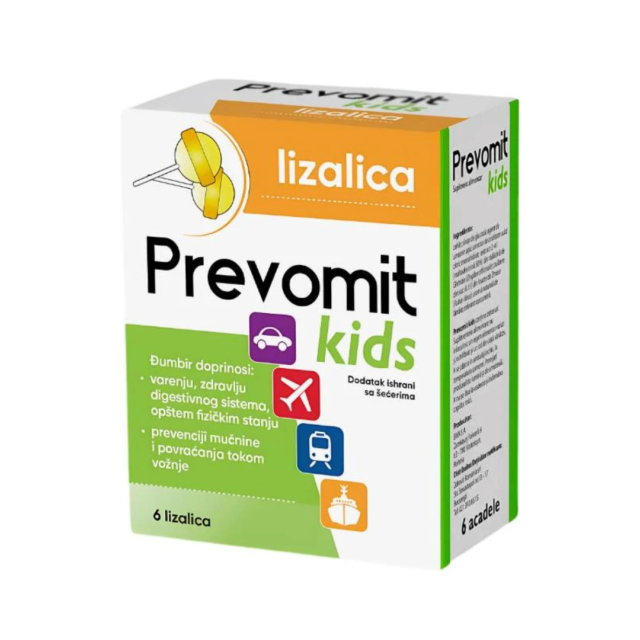 Dr. Theiss Prevomit Kids Lizalice Protiv Mučnine 6 Lizalica Dr. Theiss Prevomit Kids Lizalice Protiv Mučnine 6 Lizalica