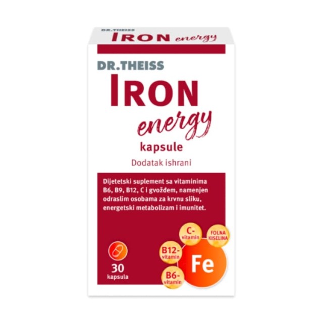 Dr. Theiss Iron Energy 30 Kapsula Dr. Theiss Iron Energy 30 Kapsula