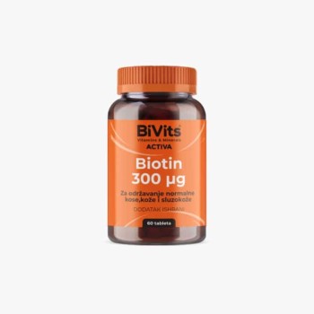 BIVITS ACTIVA BIOTIN 60 TABLETA