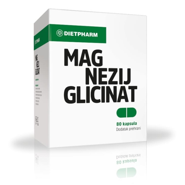 Dietpharm Magnezijum Glicinat 80 Kapsula Dietpharm Magnezijum Glicinat 80 Kapsula