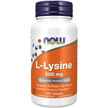 NOW L-LYSINE 500 mg 100 tableta NOW L-LYSINE 500 mg 100 tableta
