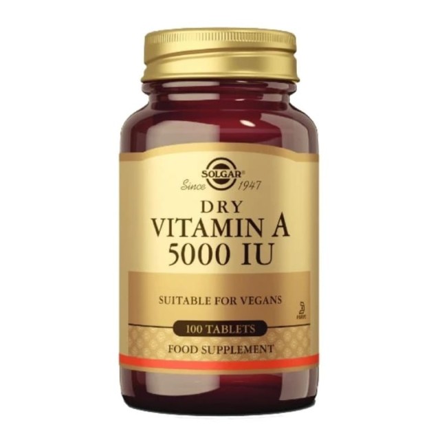 Solgar Vitamin A 5000 Iu 100 Tableta