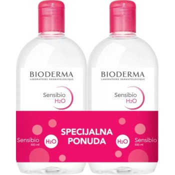 Bioderma Sensibio H2O micelarna voda 2X500ml Promo Set Bioderma Sensibio H2O micelarna voda 2X500ml Promo Set