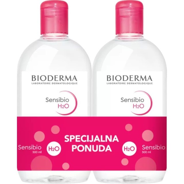 Bioderma Sensibio H2O Micelarna Voda 2X500Ml Promo Set Bioderma Sensibio H2O Micelarna Voda 2X500Ml Promo Set