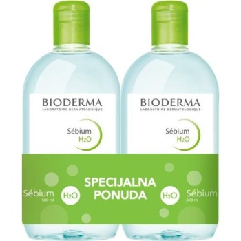 Bioderma Sebium H2O  micelarna voda 2x500ml Promo Set