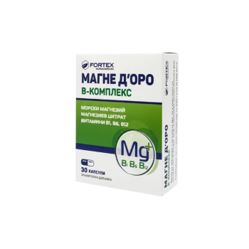 Magne D oro + B komplex 30 kapsula Magne D oro + B komplex 30 kapsula