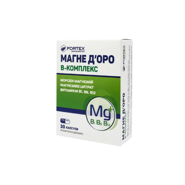 Magne D Oro + B Komplex 30 Kapsula Magne D Oro + B Komplex 30 Kapsula