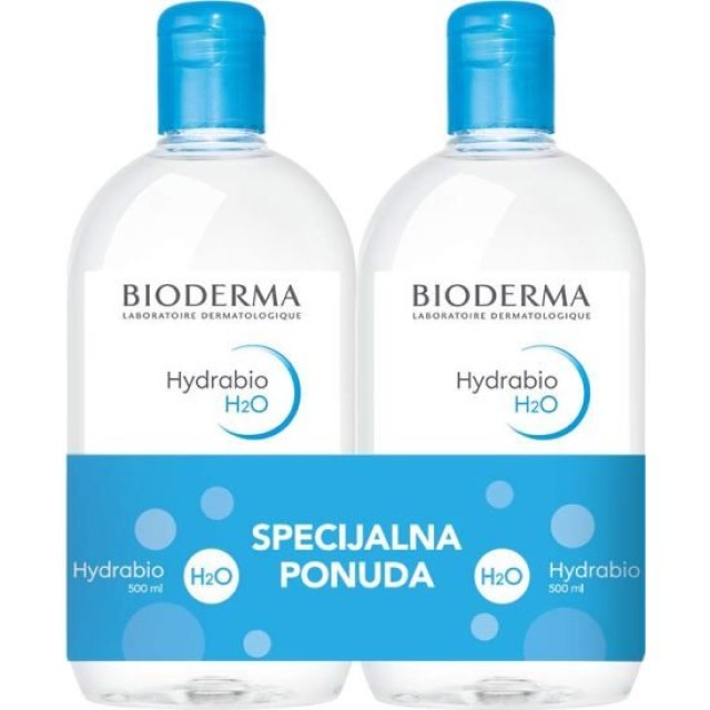 Bioderma Hydrabio H2O Micelarna Voda 2X500Ml Promo Set Bioderma Hydrabio H2O Micelarna Voda 2X500Ml Promo Set