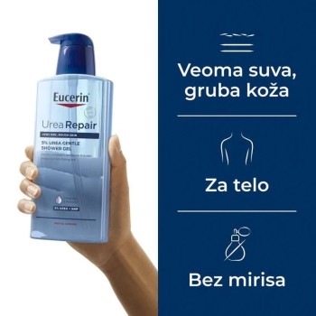 Eucerin UreaRepair blagi gel za tuširanje sa 5% uree 400 ml Eucerin UreaRepair blagi gel za tuširanje sa 5% uree 400 ml
