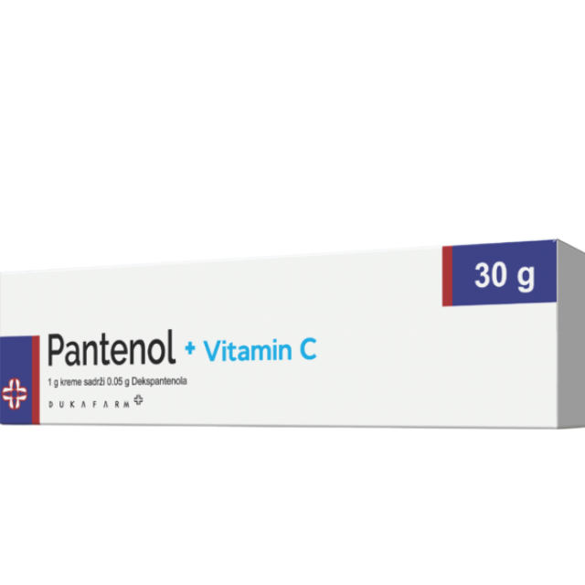Pantenol+ Vitamin C Krema 30 G Dukafarm Pantenol+ Vitamin C Krema 30 G Dukafarm