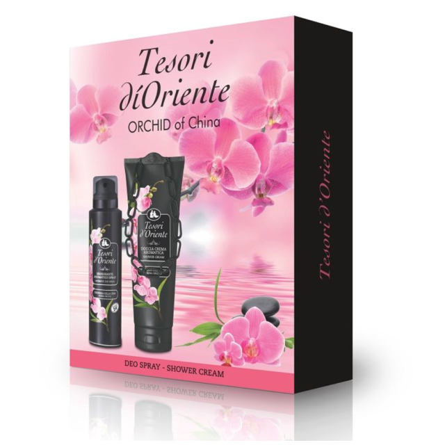Tesori D’oriente Orhideja Set Deo 150 Ml + Gel Za Tuširanje 250 Ml Tesori D’oriente Orhideja Set Deo 150 Ml + Gel Za Tuširanje 250 Ml
