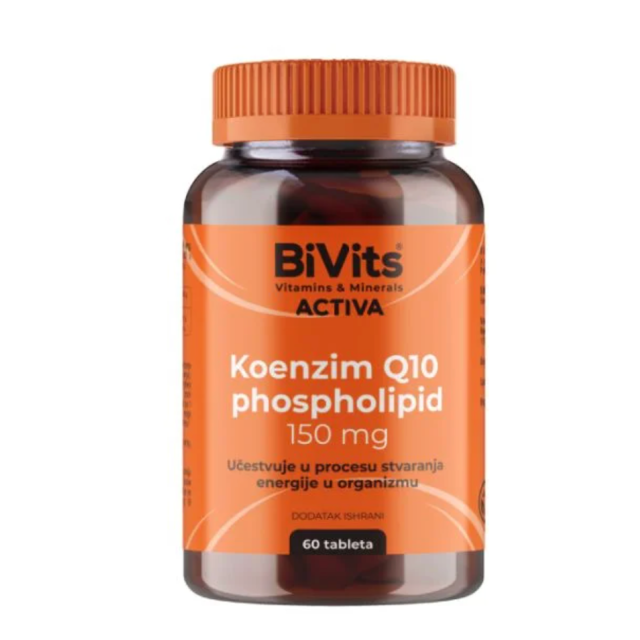 Bivits Activa Koenzim Q10 Phospholipid 150 Mg, 60 Tableta