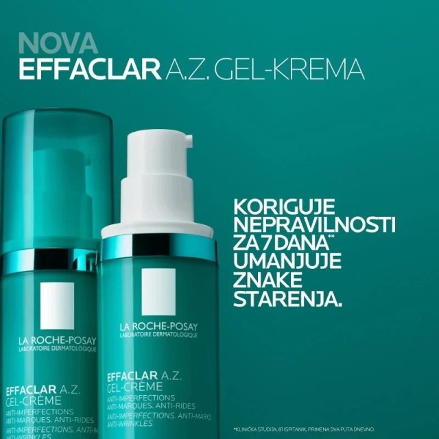 La Roche-Posay Effaclar A.z. Gel-Krema 40 Ml