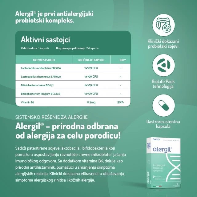 Alergil Kapsule A 15