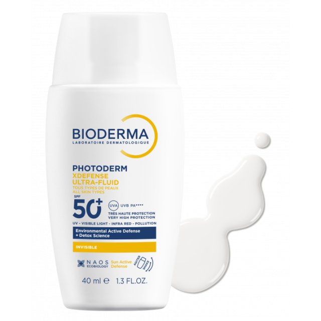 Bioderma Photoderm Xdefense Ultra Fluid Spf50+ Invisible 40 Ml