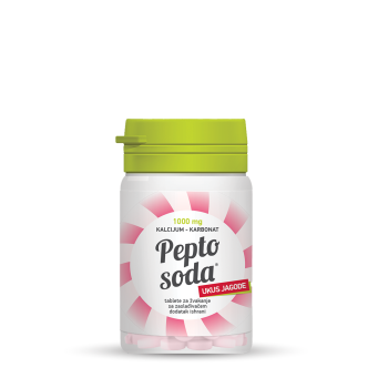 PEPTO SODA – UKUS JAGODE 14 TABLETA ZA ŽVAKANJE