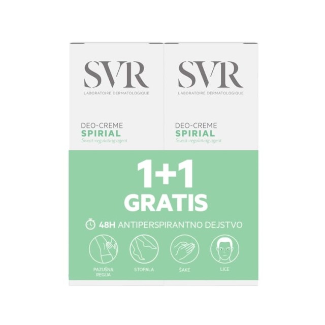 Svr Spirial Deo-Krema Duopak 2X50 Ml
