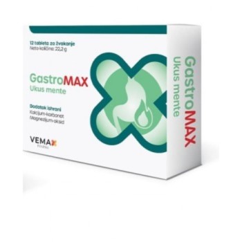 GASTROMAX – UKUS MENTE 12 TABLETA ZA ŽVAKANJE