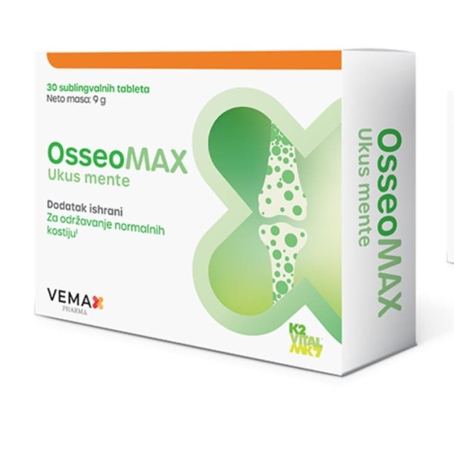 Osseomax 30 Tableta – Ukus Mente