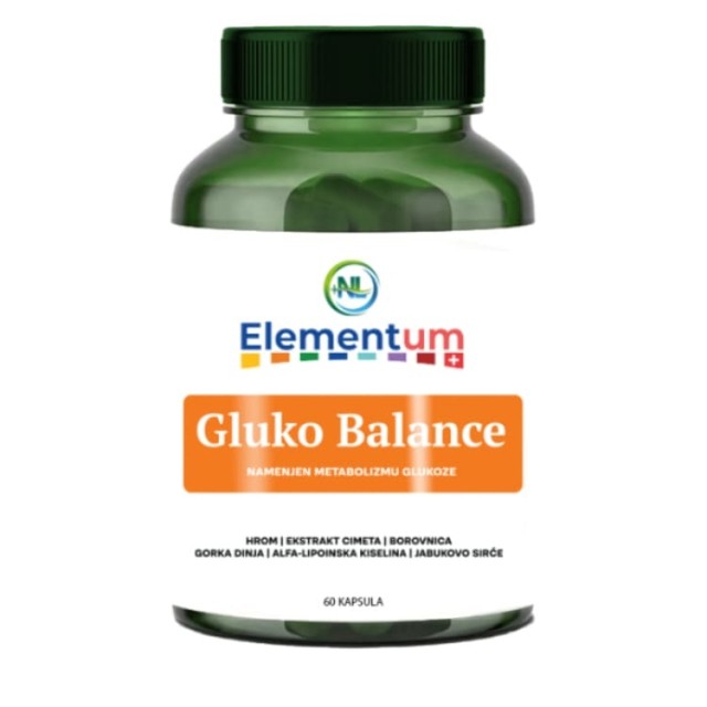 Elementum Gluko Balance 60 Kapsula