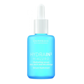 DERMEDIC HYDRAIN3 HIALURO HIDRATANTNI SERUM ZA LICE, VRAT I DEKOLTE 30 ML