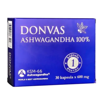 DONVAS ASHWAGANDHA KSM-66 600 mg 30 kapsula