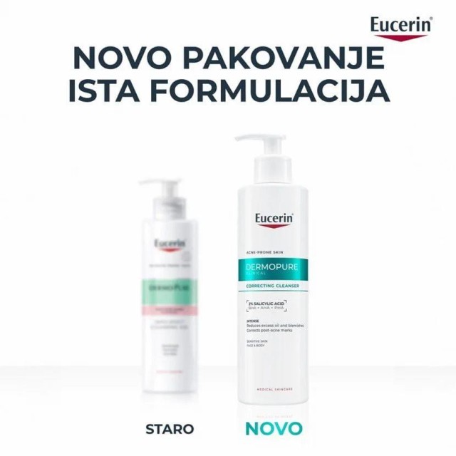 Eucerin Dermopure Clinical Korektivni Gel Za Čišćenje 400 Ml Eucerin Dermopure Clinical Korektivni Gel Za Čišćenje 400 Ml