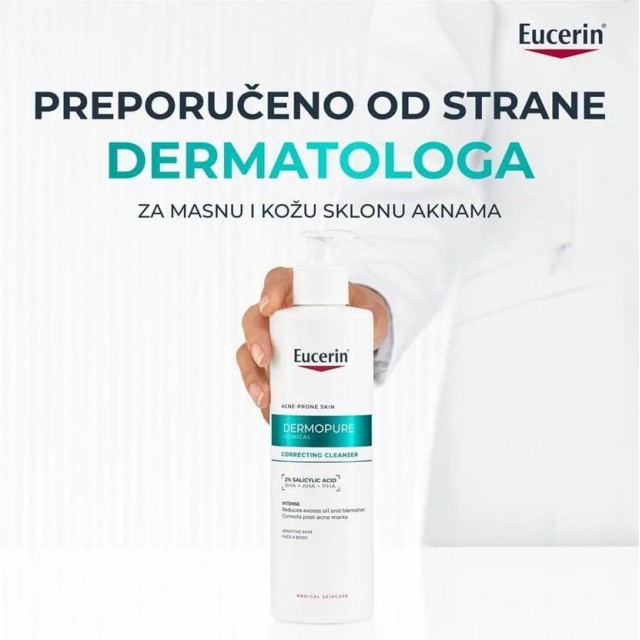 Eucerin Dermopure Clinical Korektivni Gel Za Čišćenje 400 Ml Eucerin Dermopure Clinical Korektivni Gel Za Čišćenje 400 Ml