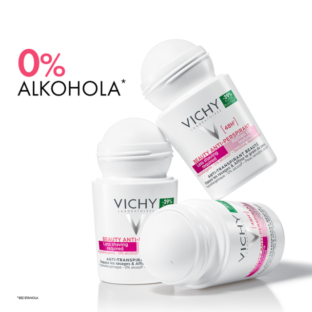Vichy Deo Roll-On Beauty Antiperspirant 48 H 50 Ml