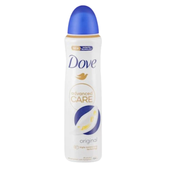 DOVE ADVANCED CARE ORIGINAL ANTIPERSPIRANT U SPREJU 150 ML DOVE ADVANCED CARE ORIGINAL ANTIPERSPIRANT U SPREJU 150 ML