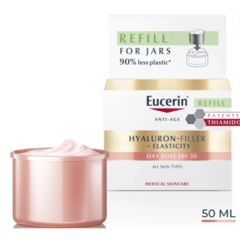 Eucerin Hyaluron-Filler + Elasticity Dnevna krema SPF 30 Rose Refill 50ml