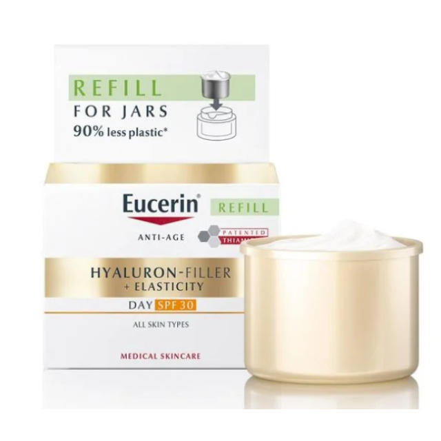Eucerin Hyaluron-Filler + Elasticity Dnevna Krema Spf 30 Refill  50 Ml