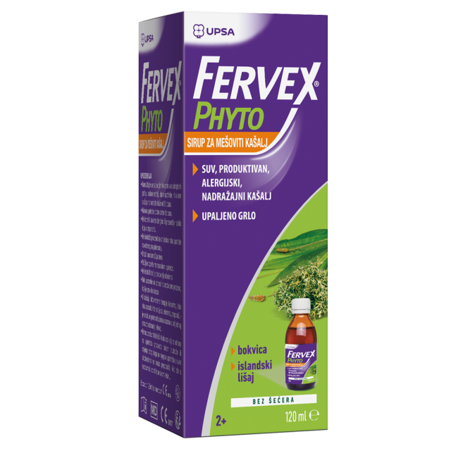 Fervex Phyto Sirup Za Mešovit Kašalj 120 Ml