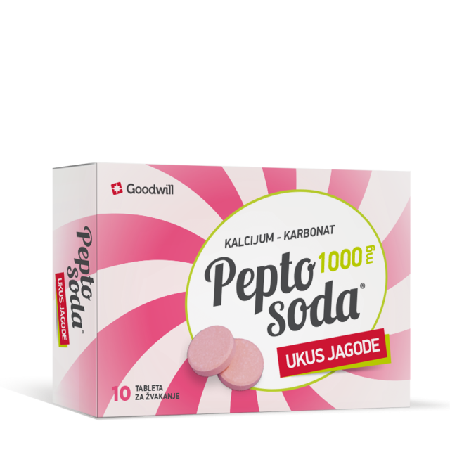 Pepto Soda 10 Tableta Za Žvakanje