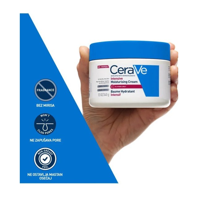 Cerave Intenzivna Hidrantna Krema Za Veoma Suvu Kožu 340Ml