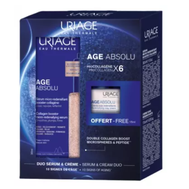 Uriage Age Absolu Serum 30Ml+ Dnevna Krema 15 Ml