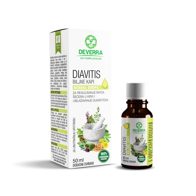 Diavitis Biljne Kapi 50Ml