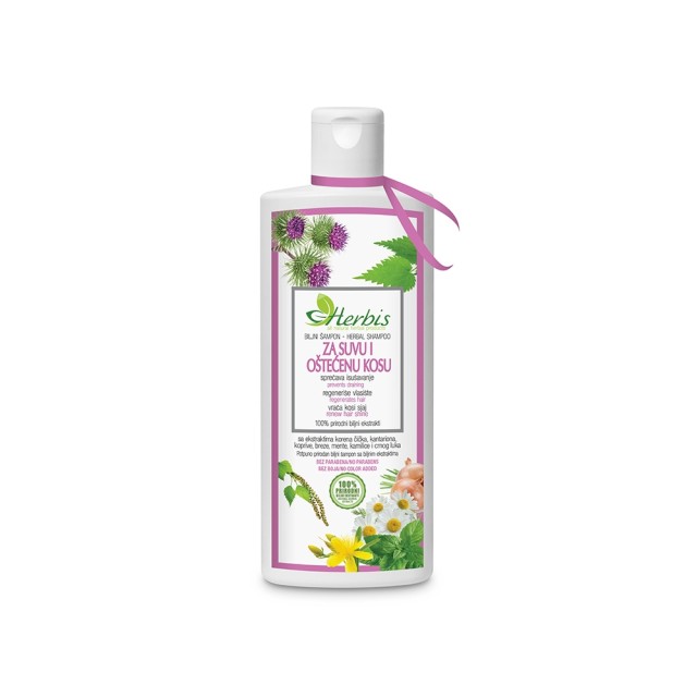 Deverra Herbis Biljni Šampon Za Suvu I Oštećenu Kosu 250 Ml Deverra Herbis Biljni Šampon Za Suvu I Oštećenu Kosu 250 Ml