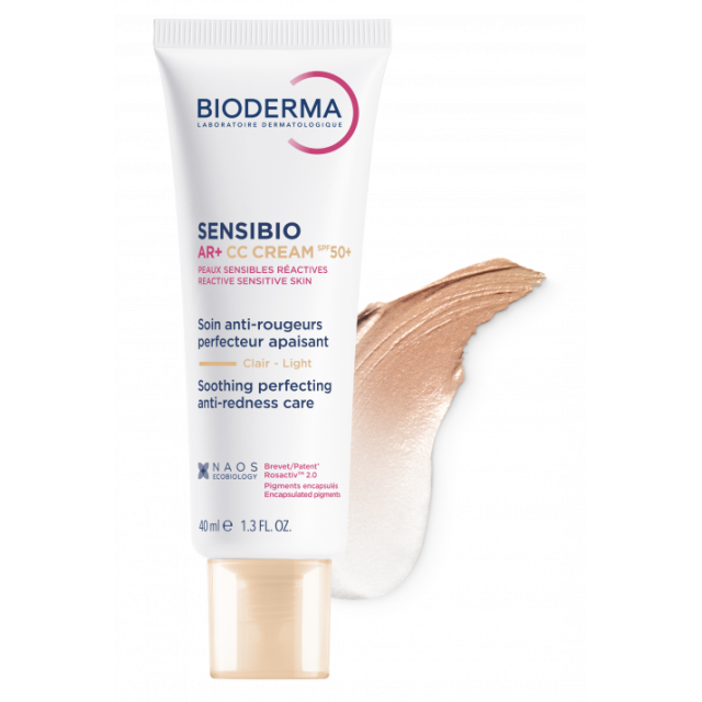 Bioderma Sensibio Ar+ Cc Krema Spf50+ Light 40Ml Bioderma Sensibio Ar+ Cc Krema Spf50+ Light 40Ml